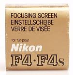 Nikon F4-Einstellscheiben