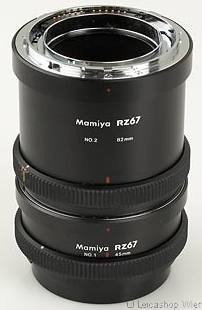 Mamiya RZ Zwischenring No.1+2