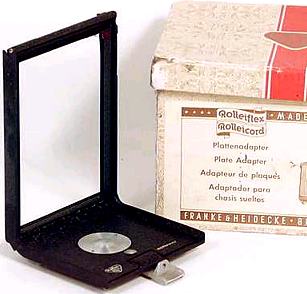 Rollei Plattenadapter