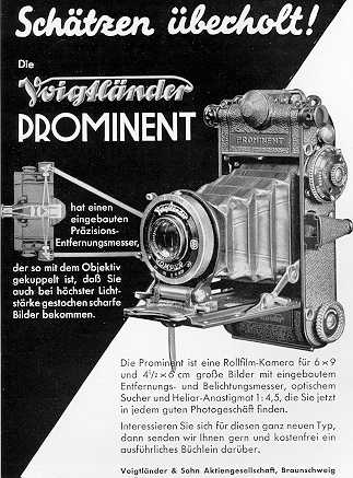 Voigtländer Prominent 6x9