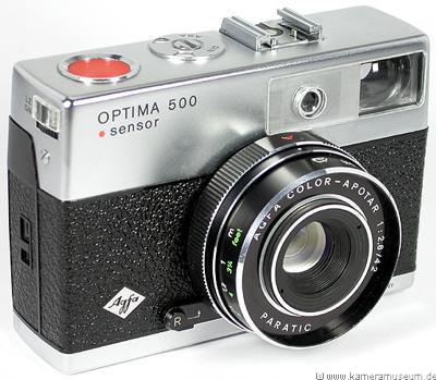 Agfa Optima 500 sensor