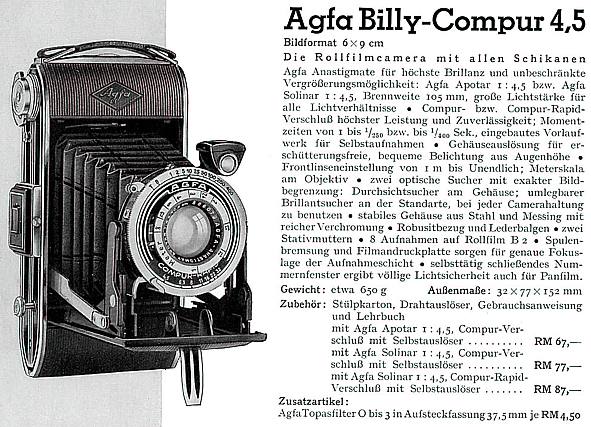 Agfa Billy Compur 4.5