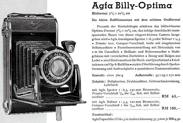 Agfa Billy Optima