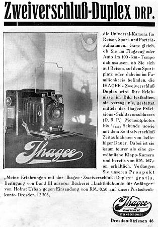 Ihagee Zweiverschluss Duplex