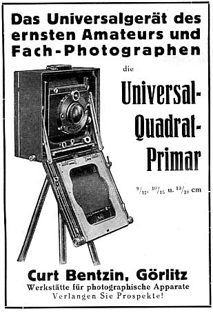 Bentzin Quadrat-Primar