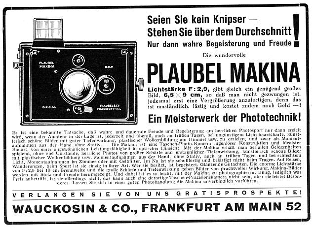 Plaubel Makina I