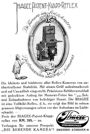 Ihagee Patent Klapp-Reflex 1130