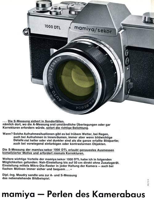 Mamiya 1000 DTL