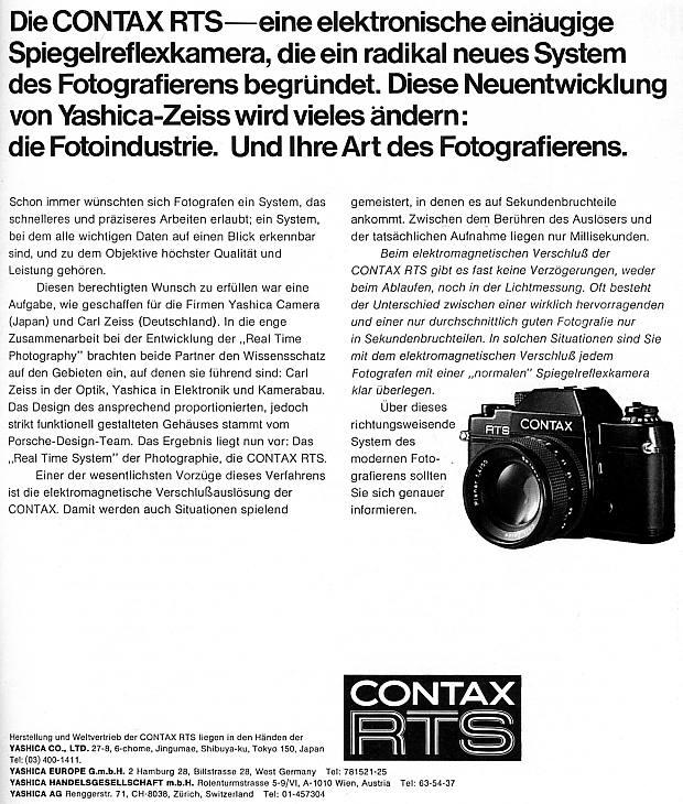 Contax RTS