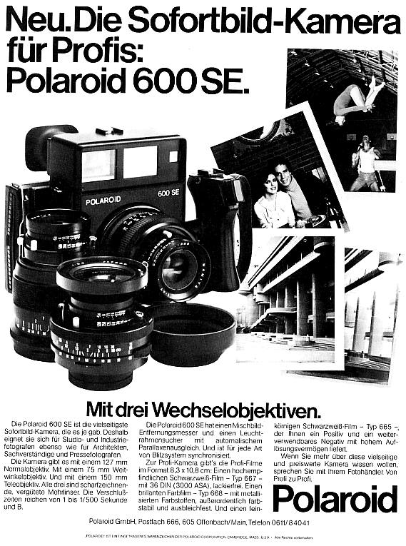 Polaroid 600 SE