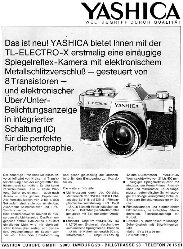 Yashica TL-Electro X