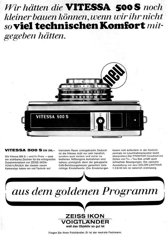 Voigtländer Vitessa 500 S