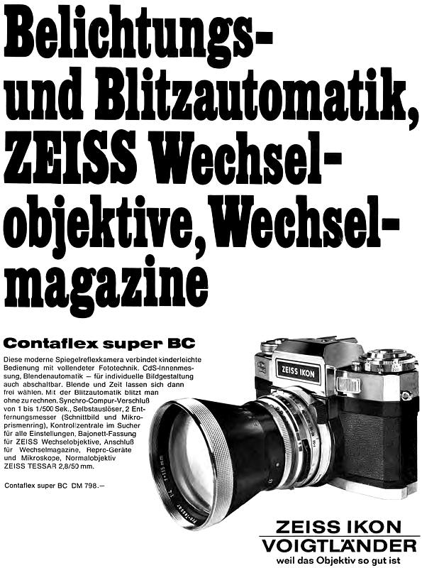Zeiss Ikon Contaflex Super BC