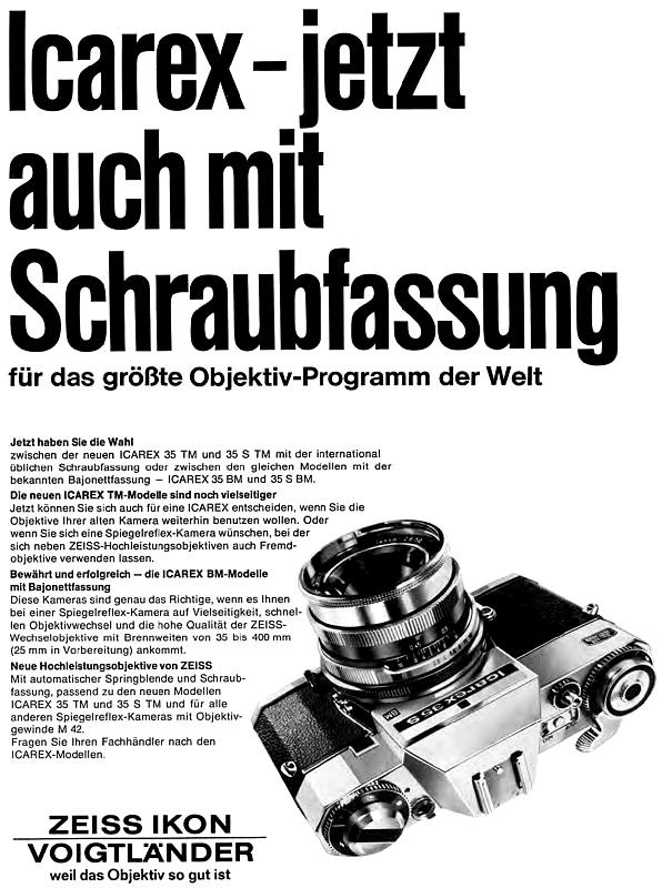 Zeiss Ikon Icarex 35 TM