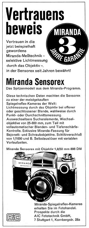 Miranda Sensorex