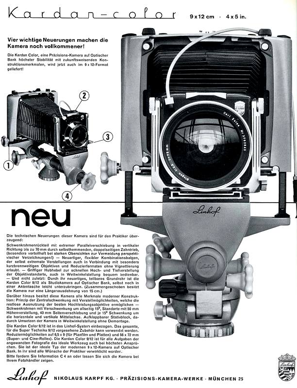 Linhof Kardan Color 9x12