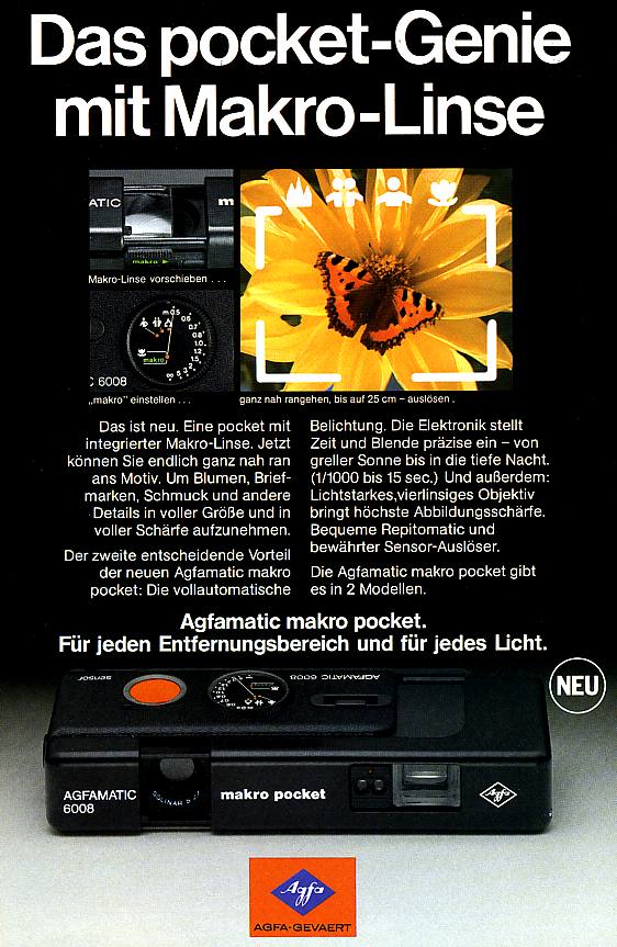 Agfa Agfamatic 6008 makro pocket