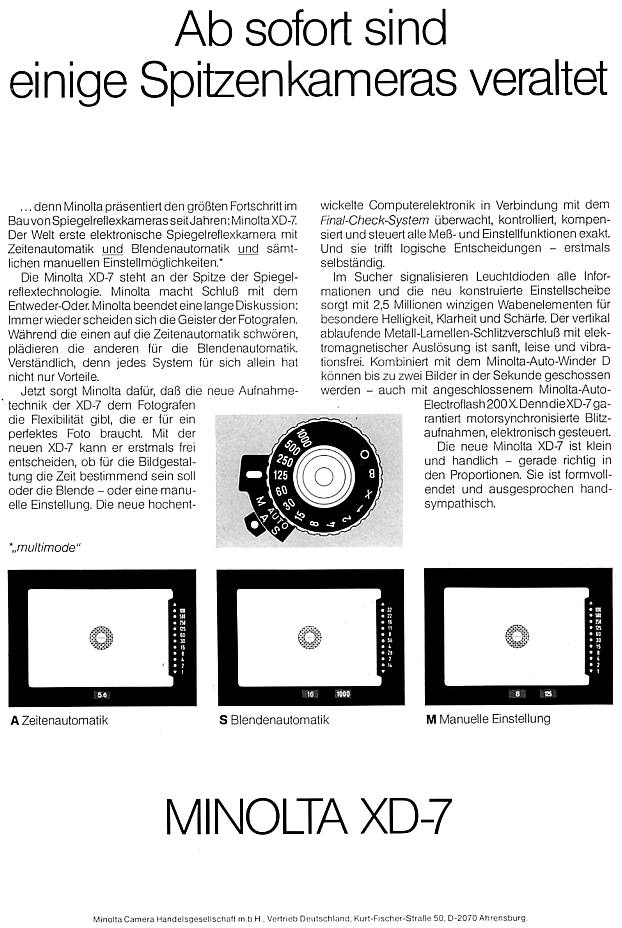 Minolta XD-7