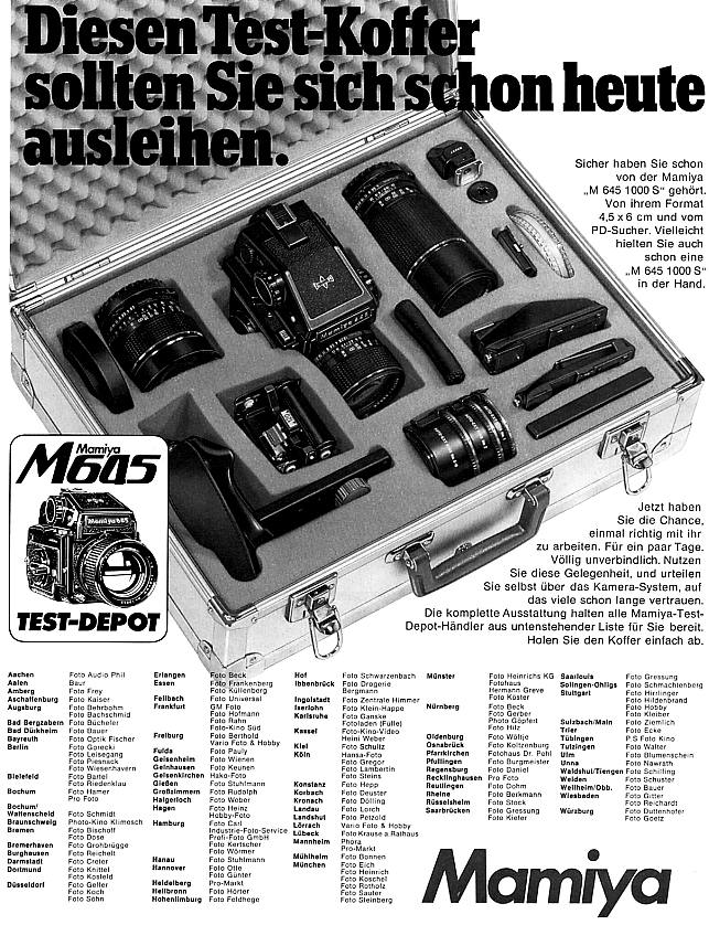 Mamiya 645 1000s