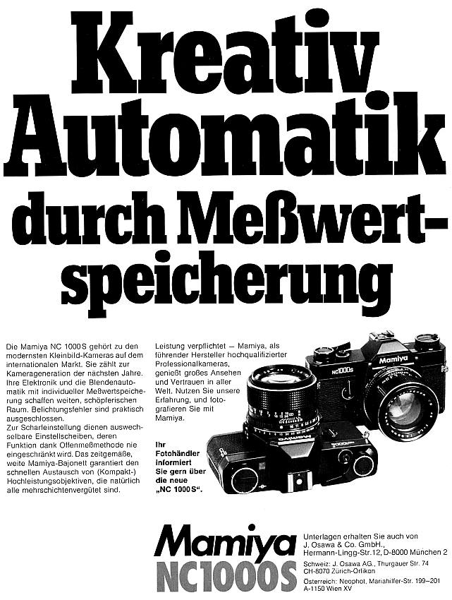 Mamiya NC1000s