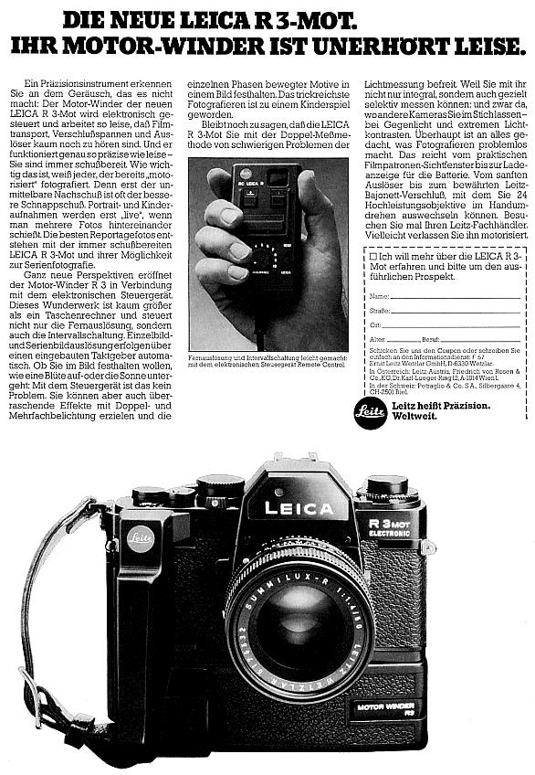 Leica R3 mot