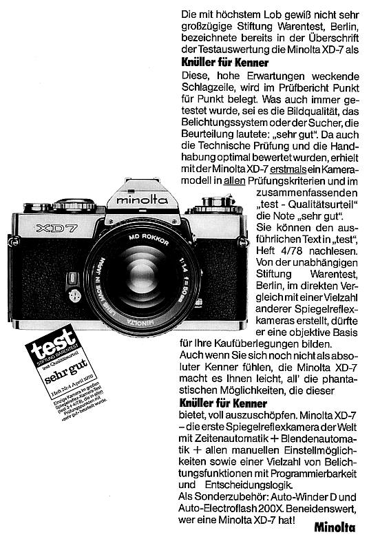 Minolta XD-7