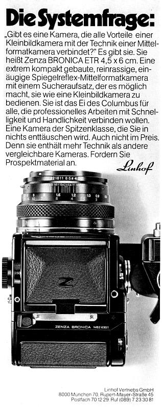 Zenza Bronica ETR