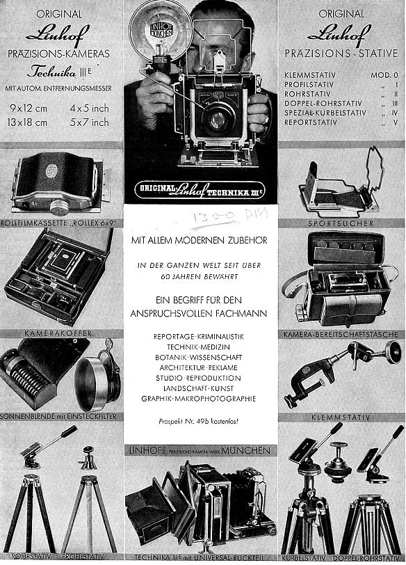 Linhof Technika III 9x12