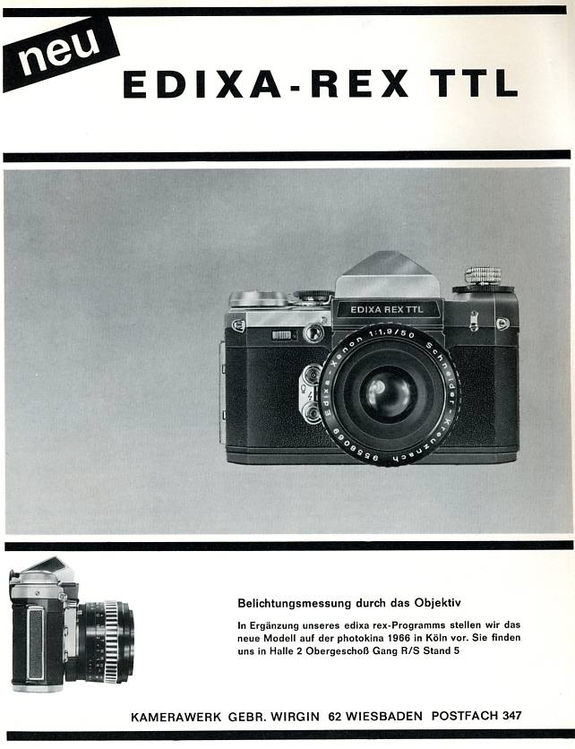 Wirgin Edixa Rex TTL