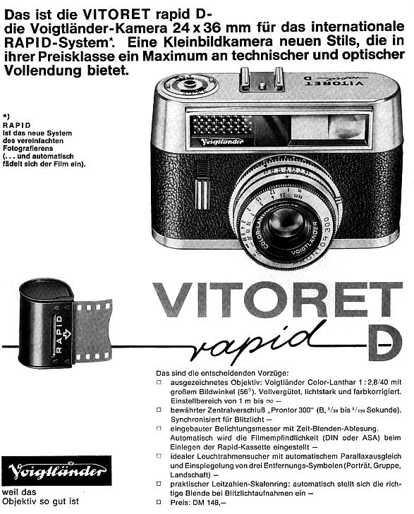 Voigtländer Vitoret Rapid D