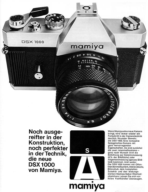 Mamiya DSX 1000