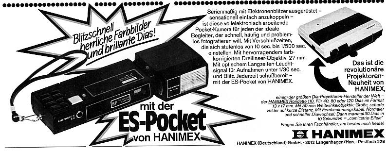 Hanimex Pocket ES