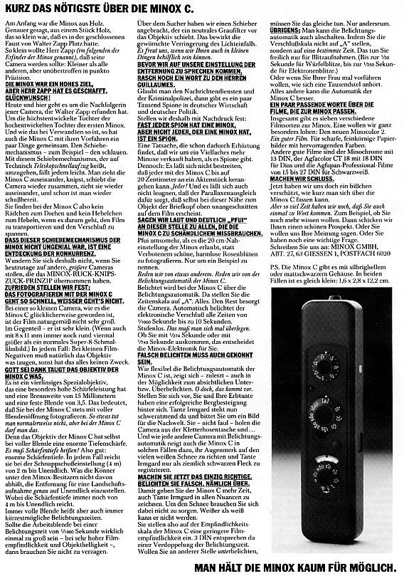 Minox C