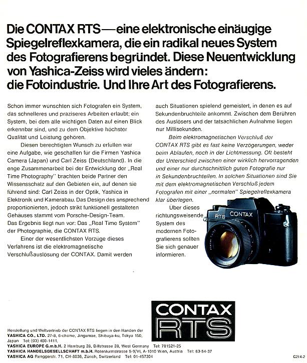 Contax RTS
