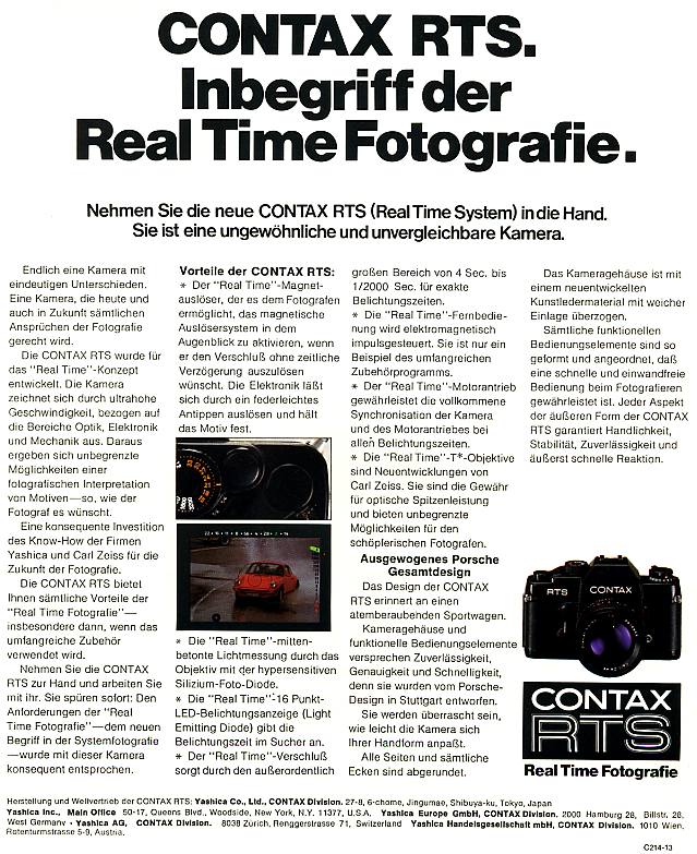 Contax RTS