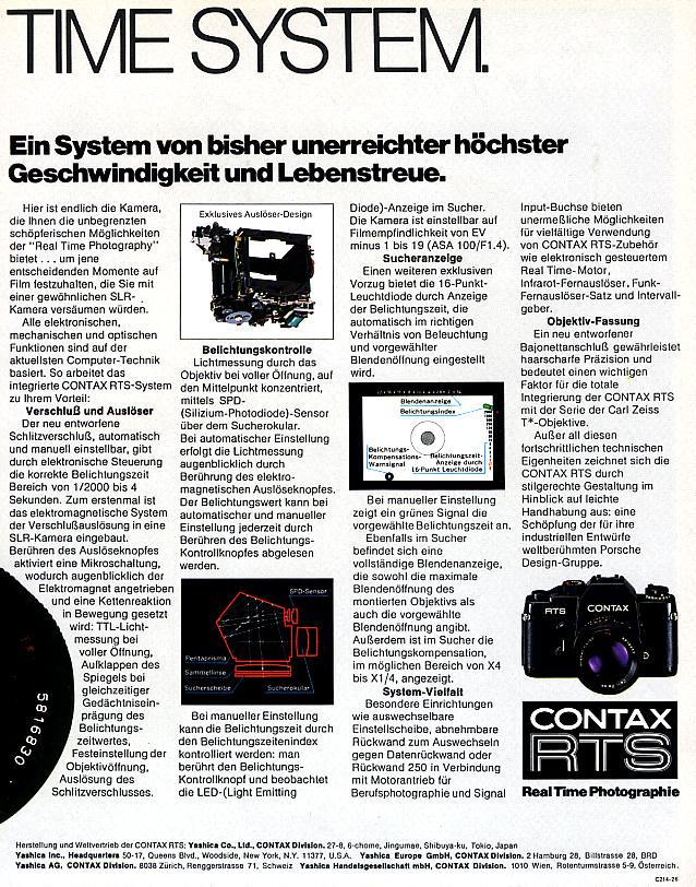 Contax RTS