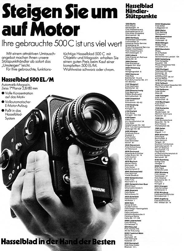 Hasselblad 500 ELM