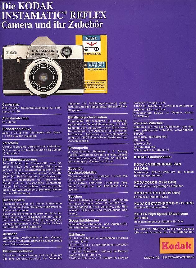Kodak Instamatic Reflex