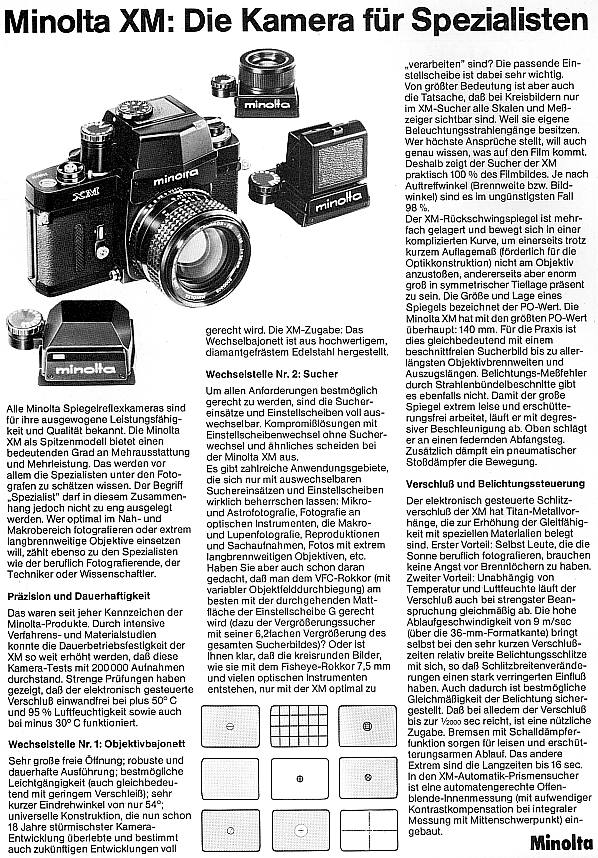 Minolta XM