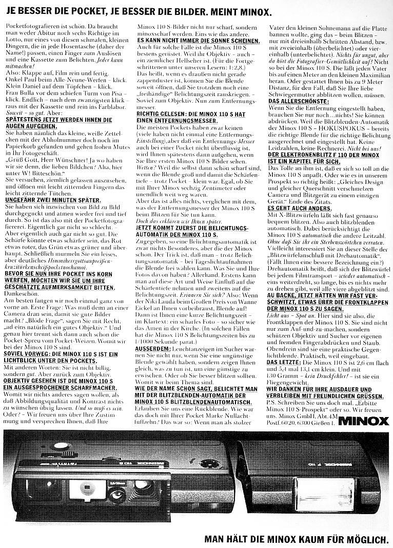 Minox 110 S