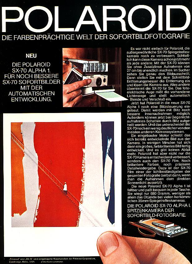 Polaroid SX-70 Alpha 1