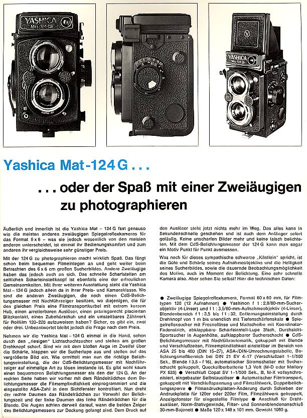 Yashica Mat-124 G