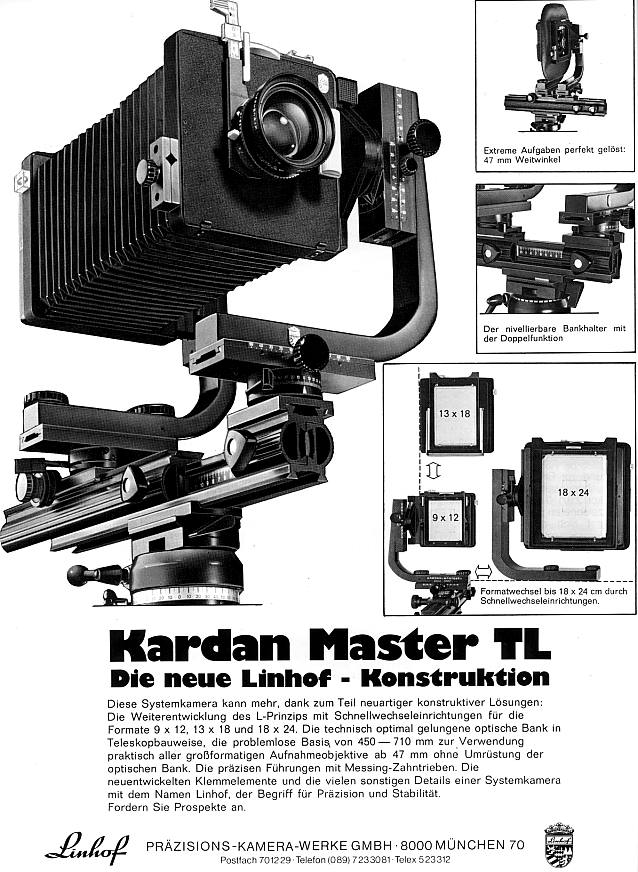 Linhof Kardan Master TL 9x12