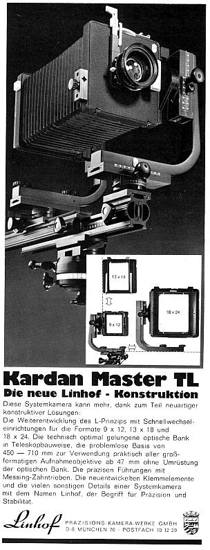 Linhof Kardan Master TL 9x12