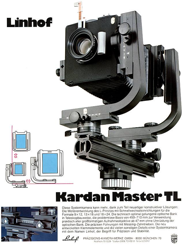 Linhof Kardan Master TL 9x12