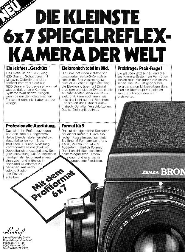 Zenza Bronica GS-1