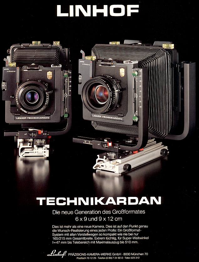 Linhof Technikardan 9x12