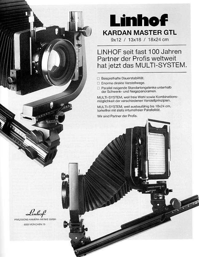 Linhof Kardan Master GTL 9x12