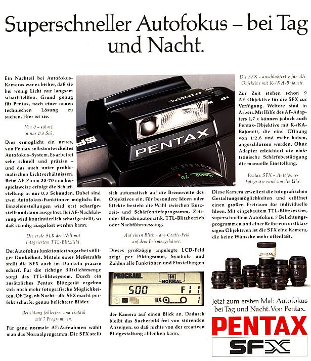 Pentax SFX