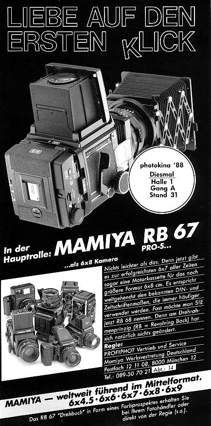 Mamiya RB 67 Pro-S